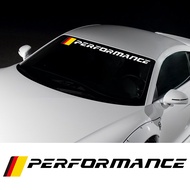 92.2x7.72CM Car Windshield Side Stickers PERFORMANCE Personalized Letter Vinyl Creative Decoration D