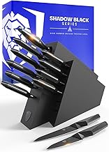 Dalstrong Knife Block Set - 12-Piece - Shadow Black Series - Black Titanium Nitride Coated - High Ca