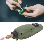 Supergoodsales Mini Electric Crystal Jewelry Grinder Polisher Light Weight Tool Set for Accurate DIY