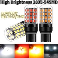 1/2PCS Universal 12V Super Bright Car Led Signal Light 2835 54SMD Motorcycle Parking Reverse Lamp 11
