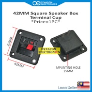Speaker Box Square Mini Spring Terminal Cup [Terminal Kotak Speaker Box Speaker]