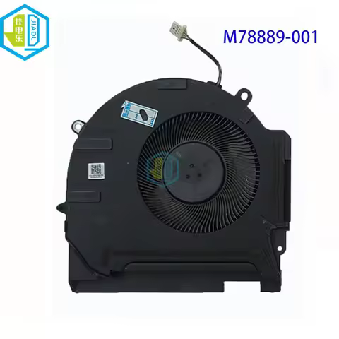 9.6W Gaming Laptop CPU GPU Cooling Fan For HP Omen 17-CK Plus 17-CK1021TX TPN-Q266 17-CK000 M78888 M