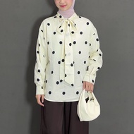 ByNeeth Cherrie Tie Top - Polka Dot Top