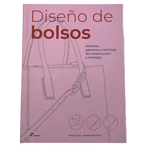 DISENO DE BOLSOS Bag Design, Model, Pattern, Construction, Assembly, and Sewing Techniques Book Span