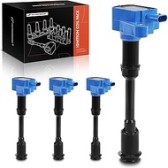 A-Premium (Blue) Engine Ignition Coil Pack Compatible with Ford Escape 2013-2016, Fusion 2013-2014, 