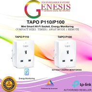 [ TAPO SERIES SMART PLUG ] TP-LINK TAPO P100/TAPO P110 1 PACK 2 PACK & 4 PACK COMPACT DESIGN SMART P