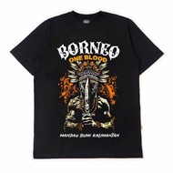 BORNEO ONE BLOOD MANDAU BUMI KALIMANTAN T-SHIRT