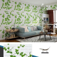 3D Brick Foam Wallpaper Dinding 3D Wallpaper Stickers Wall Stickers Wallpaper Waterproof Self-adhesi
