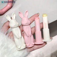 NANASALONNN Moisturizing Lip Balm Cute Rabbit Hydrating Anti Cracking Lipstick Dead Skin Smoothens L