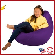 Cassa Super Size Washable Fabric Bean Bag Sofa 2.1 kg Blue (Washable Fabric - Easy Care) PURPLE/RED/BROWN/GREEN/BLUE