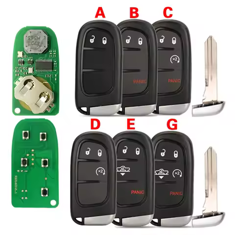 Keyless GQ4-54T For Dodge Ram 1500 2500 3500 Smart Remote Key 433Mhz ID46 Chip