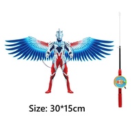 Layangan Mini Mainan Anak Motif Elang Ultraman Dengan Joran Pancing Layang Layang Mini Kecil Bisa Te