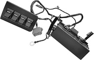 In-Dash Upfitter Auxiliary Cluster Voltage Regulator Switch Wire Harness Wiring Jumper Kit AL3Z-13D7