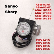 Heavy Duty Sanyo ASW-82HT/85HT/160S/173SB/Sharp ESV1415/ESV1615 Washing Drain Motor XPQ-6 GANTV
