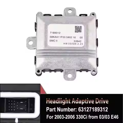 7189312 63127189312 Headlight Adaptive Drive Control Unit Module For BMW E46 E60 E65 E66 E61 E90 E91