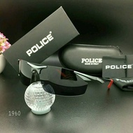 PRIA Police 1960s Men's Fashion Glasses/Sunglasses Super Fullset Free Cleaner