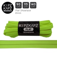 KIPZKAPZ F12 Solar Yellow 90cm 115cm 140cm - Flat Shoelaces Flat Shoelaces 8mm