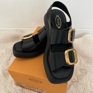 Tods buckle sandal 厚底涼鞋