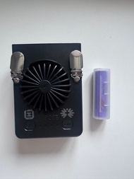  [包順豐] 笆蕉扇W920B  連1粒後備電池 ，可換電池 可夾褲頭同衫尾