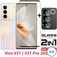 KK 2023 Vivo V27 5G Film 2 in 1 Screen Protector For Vivo V29 V27 V 27 VivoV27 V27Pro V27E 27V Pro 5