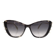 Alexander McQueen AM0339S 黑色塑膠太陽眼鏡，成色極佳，黑色 0539 [二手] Alexander McQueen