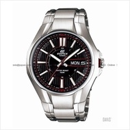 CASIO EF-133D-1AV EDIFICE day-date SS bracelet black