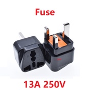 Tourism Conversion Plug With Fuse 3 Pin Plug Conversion Plug Adapter Plug 13A250V- Fuse