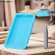 STAMWEEKEND Silicone Paint Roller, Soft Silicone Mini Size Painting Decorating Kit, Easy to Clean 1-