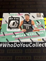 Panini Donruss Optic NBA Basketball Mega Card Box 2020 2021 exclusive Purple Shock Prizms Trading Ca