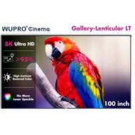 Lenticular ALR CLR Projector Screen Anti-Laser Speckle & Ultra High Contrast Fixed Frame | Valerion,