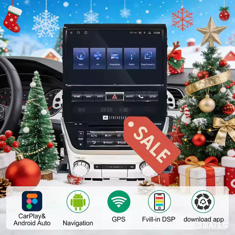 For Toyota Land Cruiser 200 LC200 GXR VXR 2008-2020 Android Car Radio Wireless Carplay Stereo Receiv