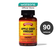 BRAGG Energy Apple Cider Vinegar + 6 B Vitamins Dietary Supplement Capsule 90s