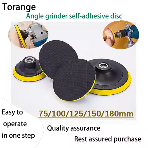 Angle grinder self-adhesive disc Woodworking polishing Water grind flocking sandpaper sheet Hand gri