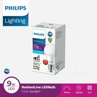 PUTIH Philips Radiantline 9watt 6500K Led Bulb Cool Daylight Led Bulb White 9W