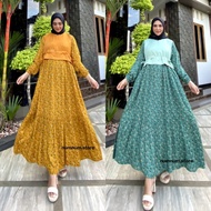 AYSHA RAYON GAMIS WITH FLOWER MOTIF AND PREMIUM COMBINATION