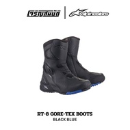 Alpinestars Touring BOOTS Model RT-8 GORE-TEX Color BLACK BLUE