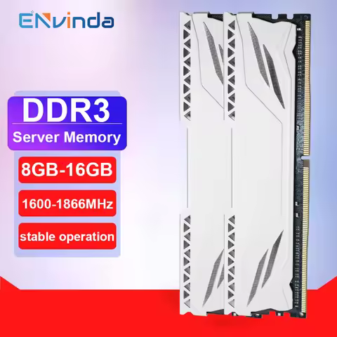 ENvinda DDR3 Server Memory Cooling Vest 8GB/16GB/32GB REG ECC 1600/1866MHz PC3 RAM Compatible with X
