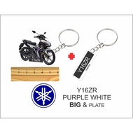 Yamaha y16zr purple keychain 2d y16