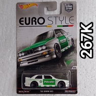 Hot Wheels Car Culture Euro Style 93 Real Riders Polyzei M3bmw