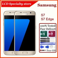 Original AMOLED For Samsung S7 / S7 Edge LCD Display Touch Screen With Frame Replacement