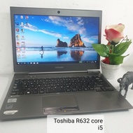 LAPTOP TOSHIBA DYNABOOK R 632 CORE I5 RAM 4GB SSD 128GB TERMURAH BERGARANSI