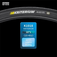 【COD】KENDA Kriterium 451 Bike Tire 20*1 20*1 18 20* 1-38 60TPI Folding Bicycle Tyre