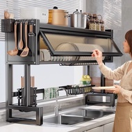 Kitchen Sink, Storage Rack, Countertop, Dishes, Sink, Cupboard, Dustproof Cupboard, Drain Rack
