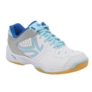 Tennis shoes badminton shoes women badminton shoes white blue artengo