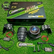 Foglamp Biled 3 Inch FX Blue lens 3 Warna AES