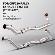 Motorcycle Exhaust Muffler Pipe for CRF250L CRF250 RALLY 2012-2025 Stainless Steel Performance