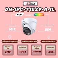 Dahua DH-IPC-T1E29-A-IL Camera 2MP Dual Light, AI Human Detection, Recording,