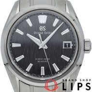 二手精工 Grand Grand Seiko機械高頻 36000 腕錶，40 毫米錶徑，白樺木森林 Evolution 9 系列，型號 SLGH017/9SA5-00H0。包含原廠錶盒和保固卡。鈦金屬