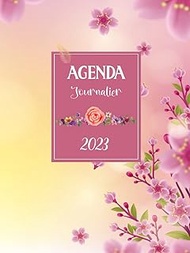 Agenda 2023 journalier A4: Planificateur et organiseur journalier pratique pour l'année 2023 , 1 pag