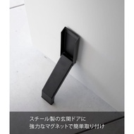 Yamazaki Tower Magnetic Folding Door Stopper, Black, Dimensions: Approx. 4.5cm W x 7cm D x 28cm H (W
